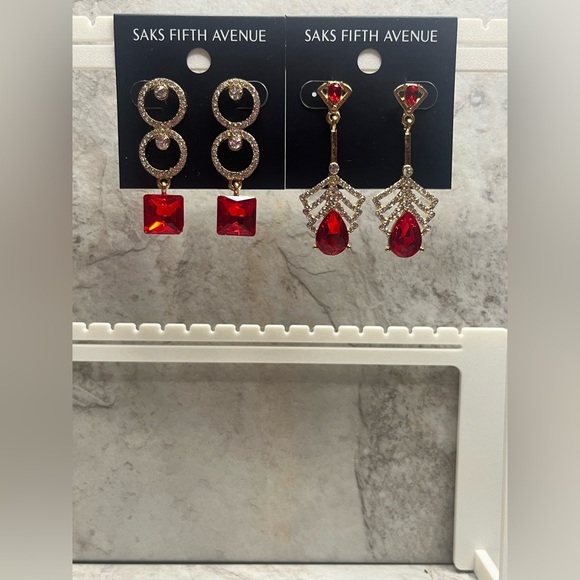 Saks Fifth Avenue Earrings Bundle of 2 - Picture 3 of 3